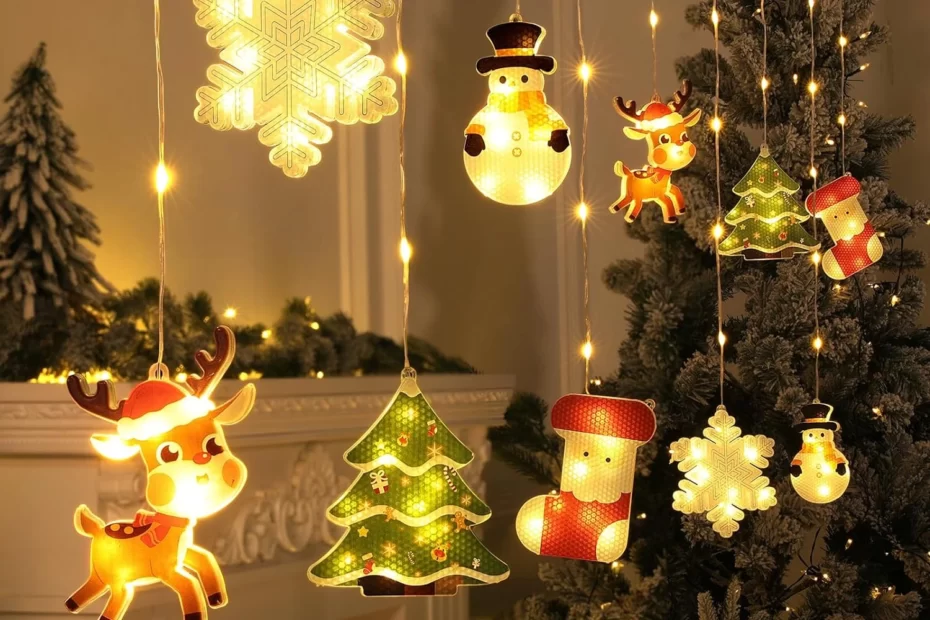 Christmas Curtain Lights ideas