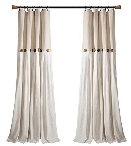 "Farmhouse-Style Curtains for That Cozy, Rustic Feel"