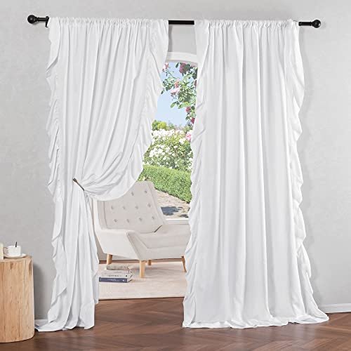 "How to Choose Ruffle Curtains for a Shabby Chic Vibe"